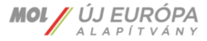 MOL Új Európa Alapítvány logó.