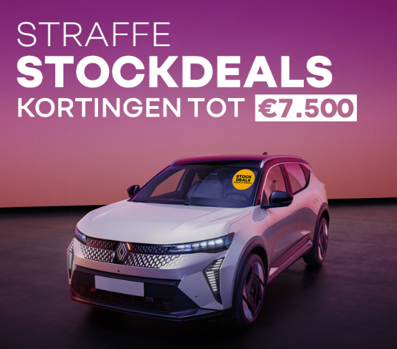 Straffe stockdeals bij Renault!