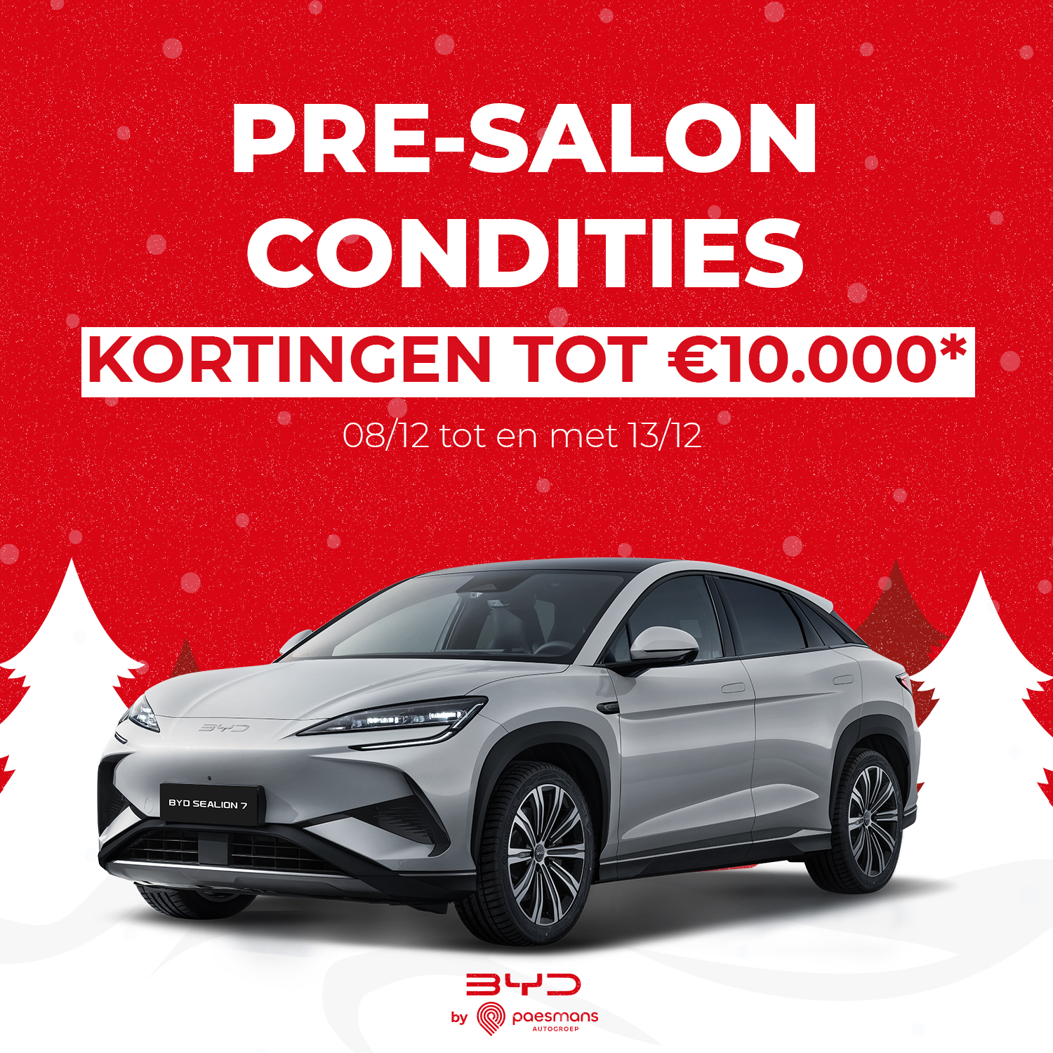 Tot € 10.000 voordeel tijdens de onweerstaanbare pre-Salonvoorwaarden