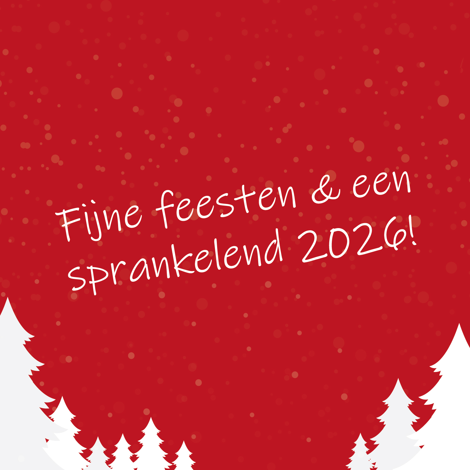 UITZONDERLIJKE OPENINGSUREN EINDEJAARSPERIODE