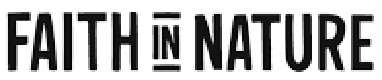 Text logo reading 'FAITH IN NATURE' in dark green capital letters on a white background.