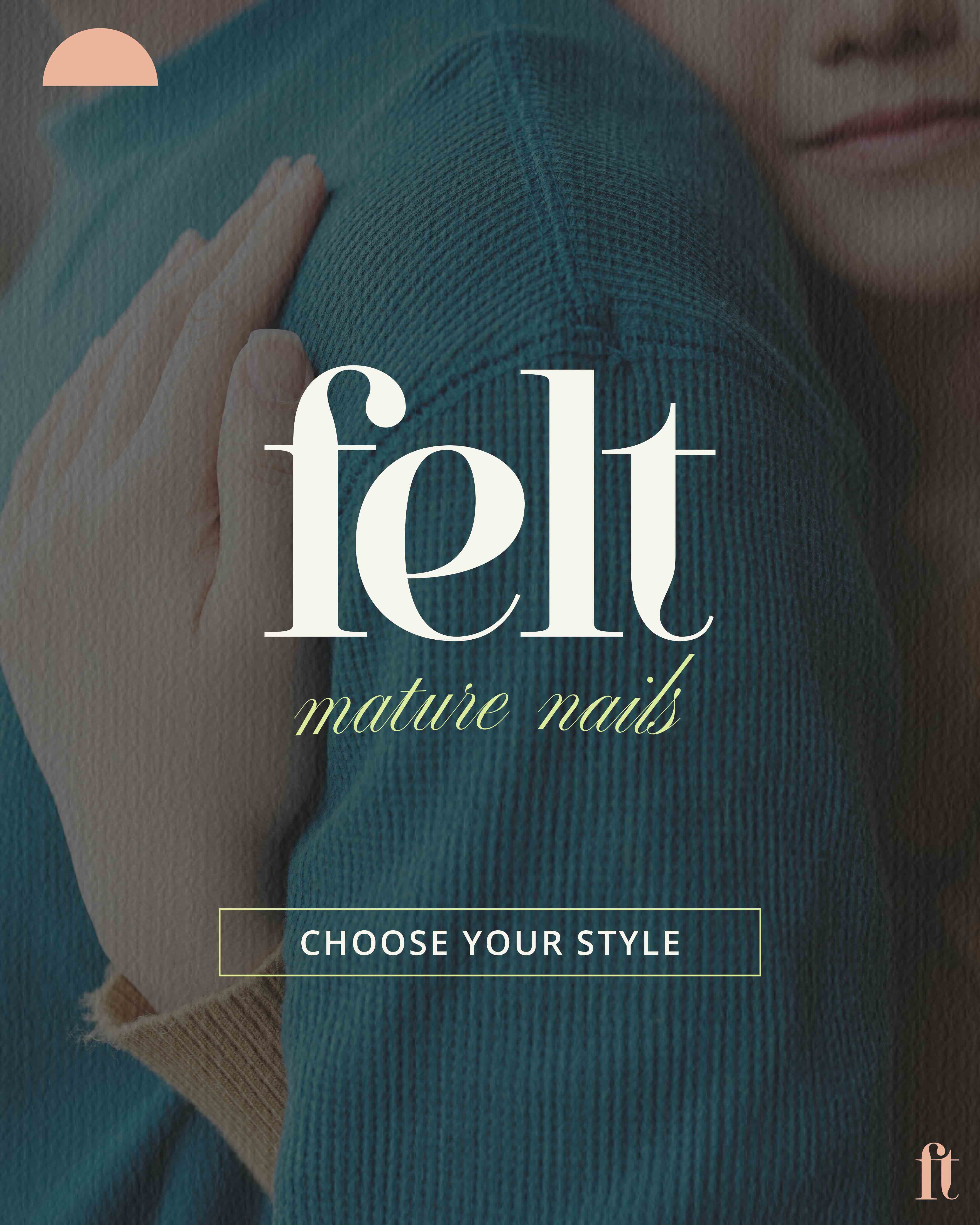 Logo and brand design for a high end nail salon brand