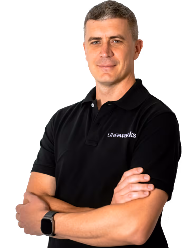 A picture of Charl the owner of LinerWorks