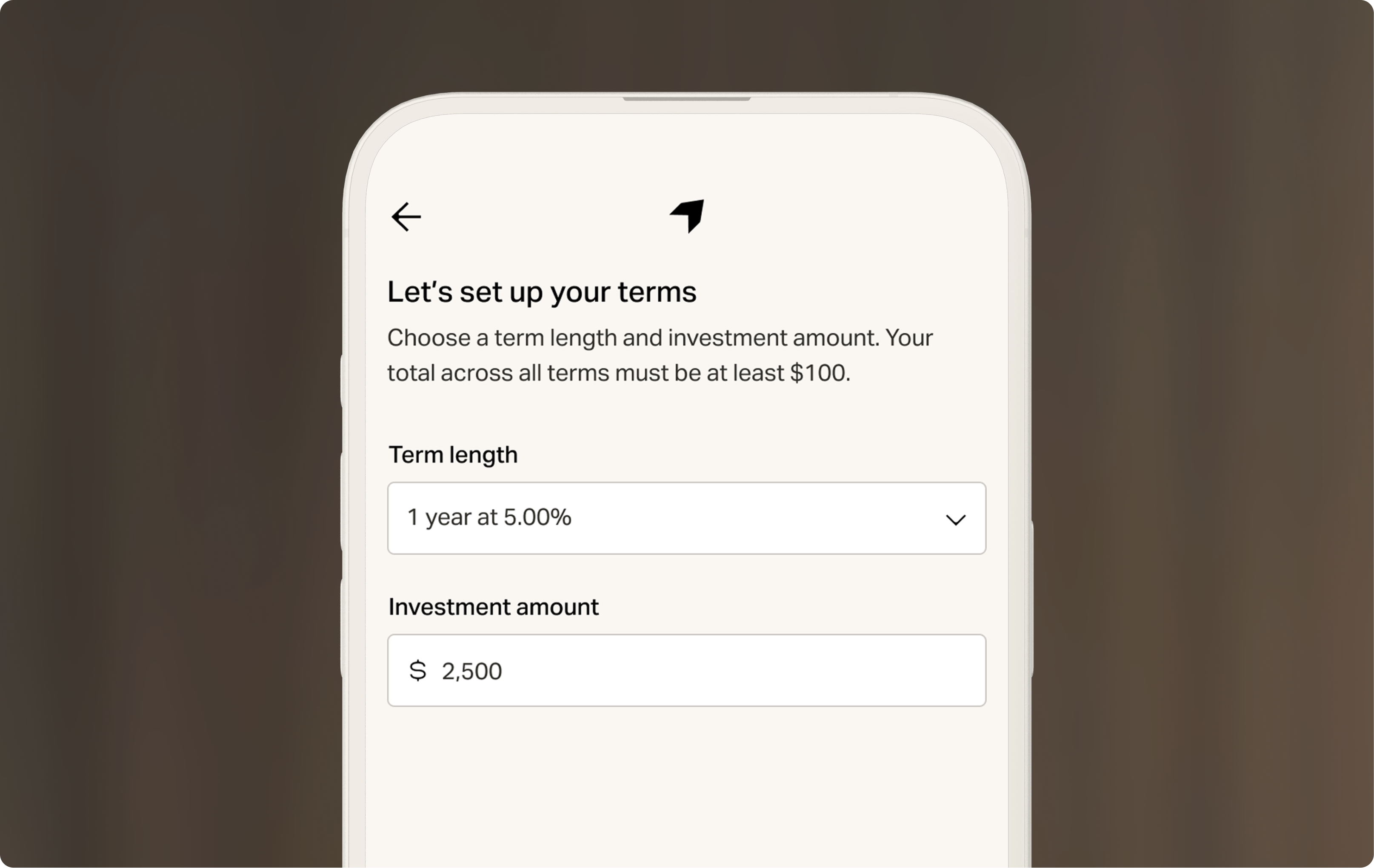 Choose Your Terms