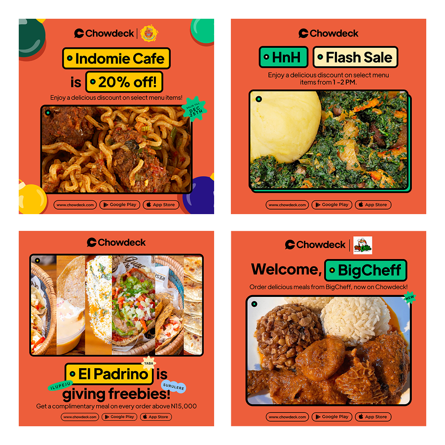 Chowdeck campaign artwork — one-column layout 1