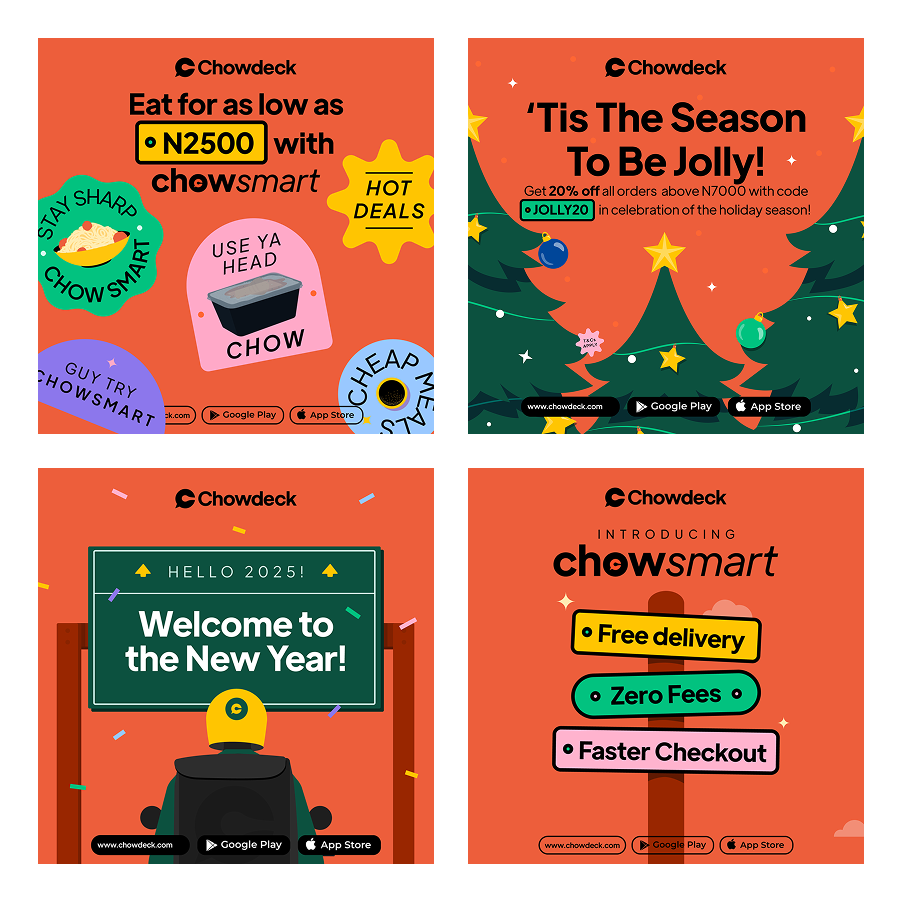 Chowdeck campaign artwork — one-column layout 1