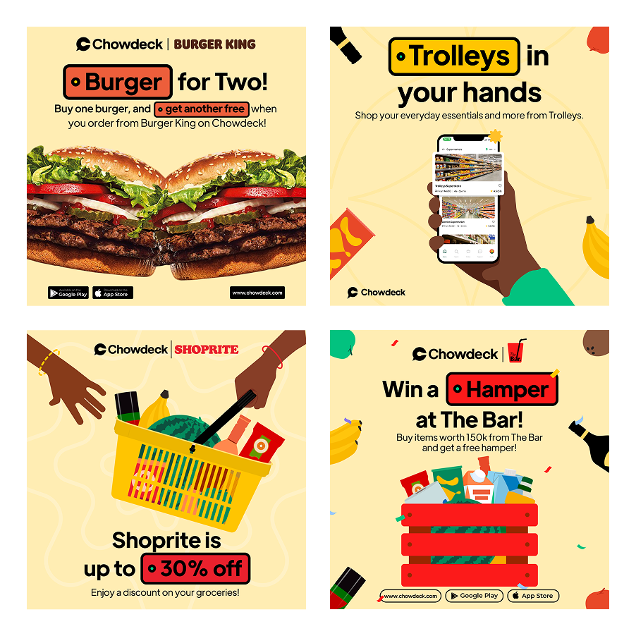 Chowdeck campaign artwork — one-column layout 1