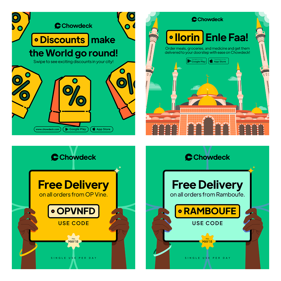 Chowdeck campaign artwork — one-column layout 1