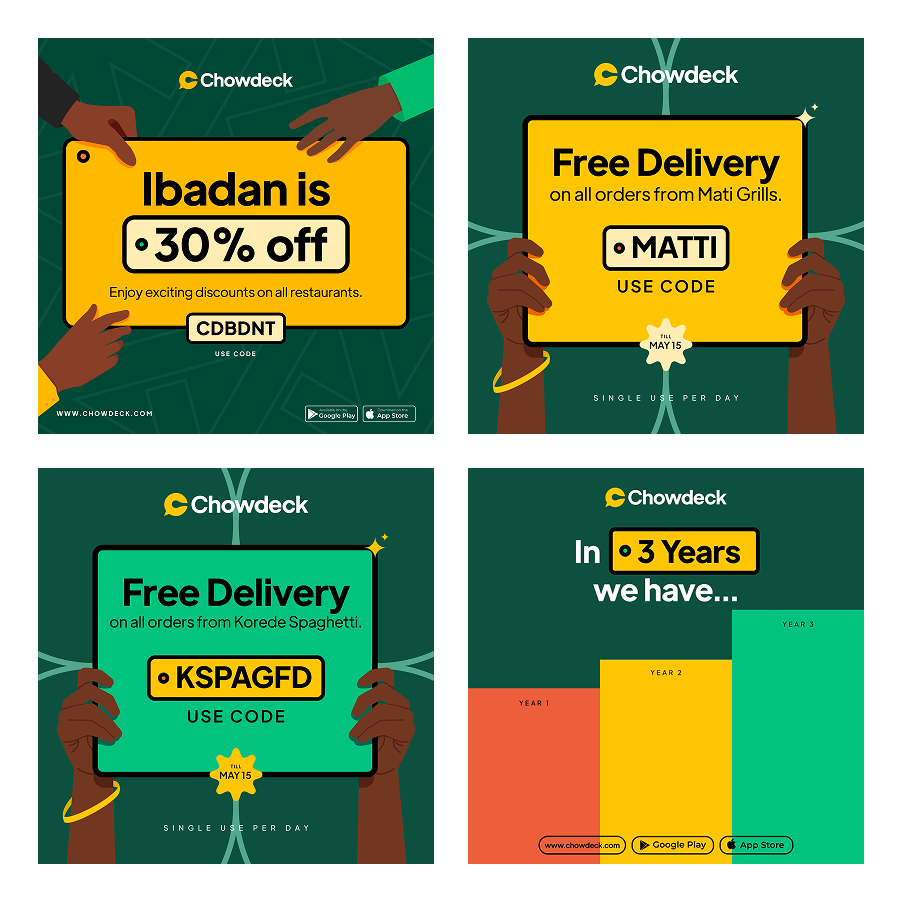 Chowdeck campaign artwork — one-column layout 1