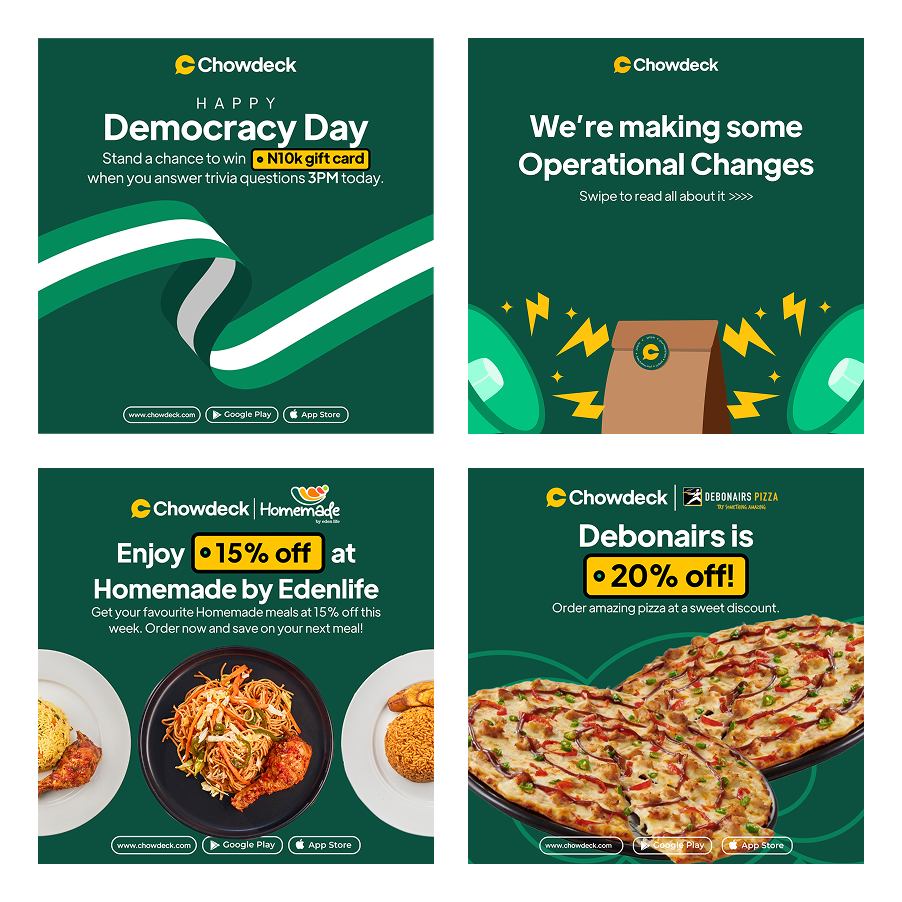 Chowdeck campaign artwork — one-column layout 1