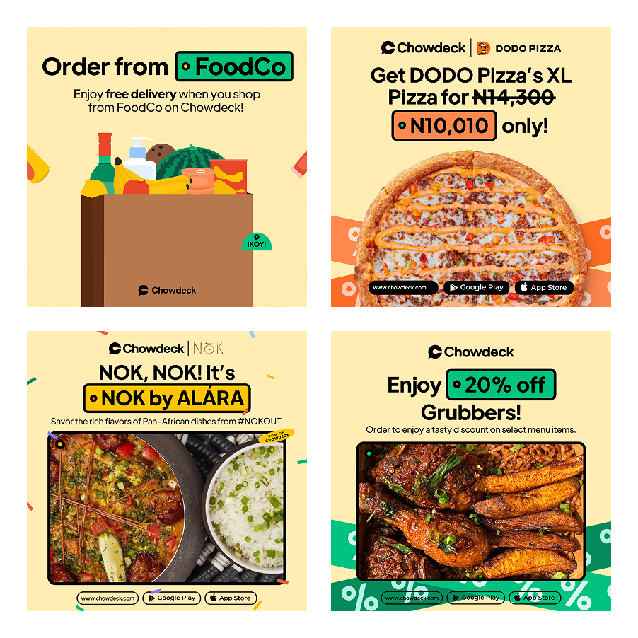 Chowdeck campaign artwork — one-column layout 1
