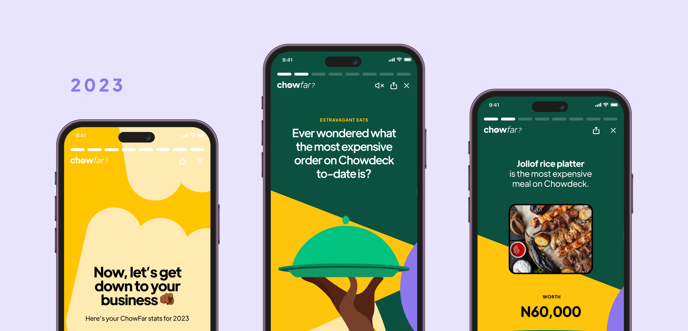 Chowdeck campaign artwork — one-column layout 1