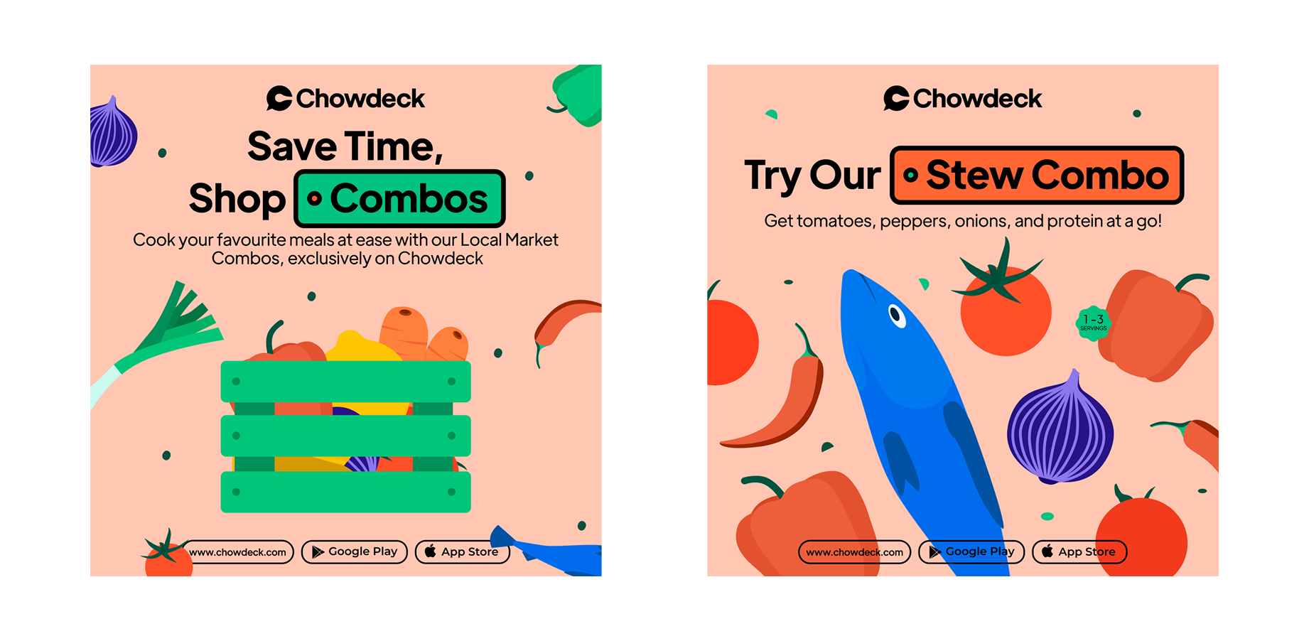 Chowdeck campaign artwork — one-column layout 1