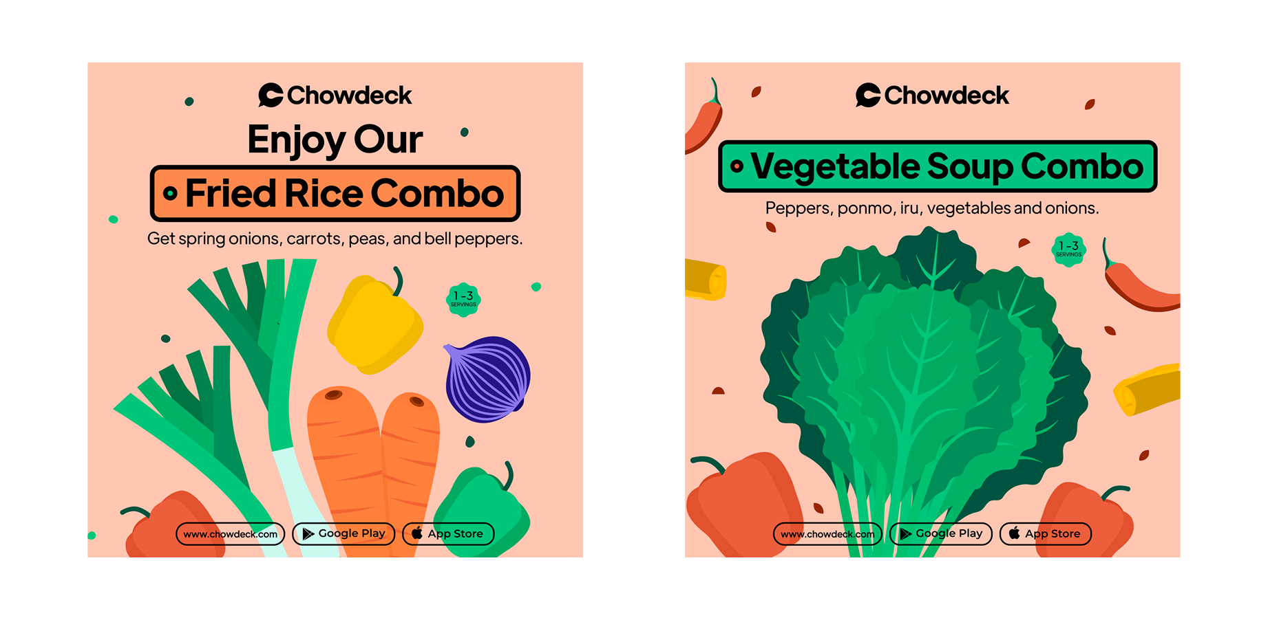 Chowdeck campaign artwork — one-column layout 1