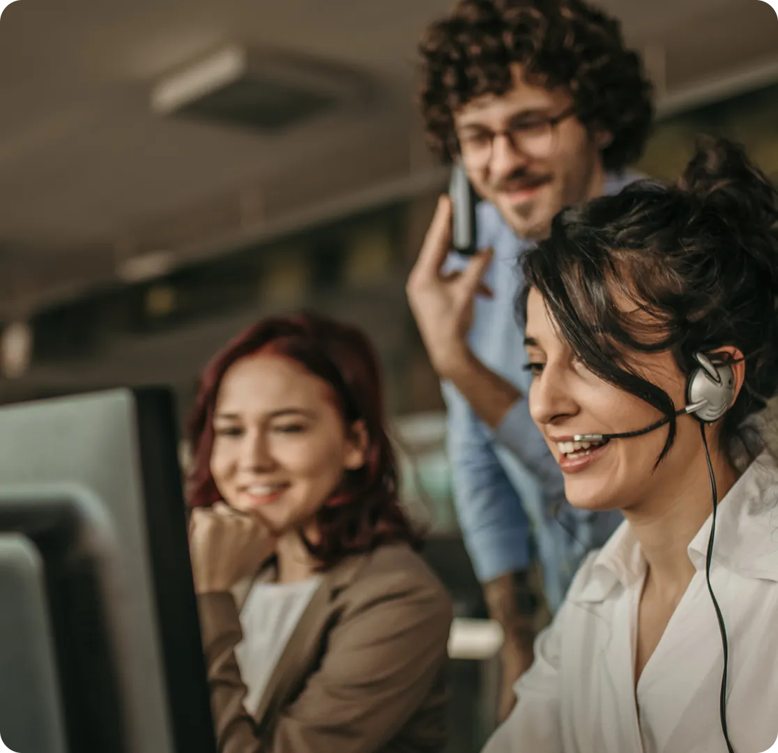 A happy 9-1-1 candidate passing her assessment test.