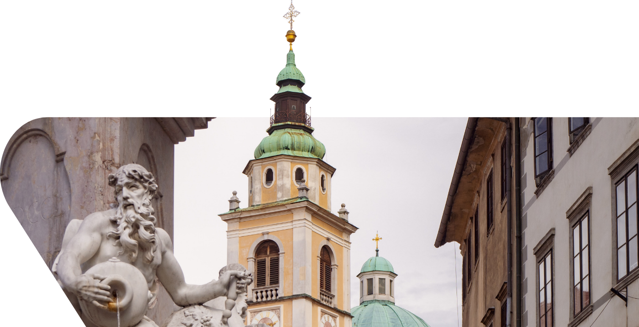Old town Ljubljana.