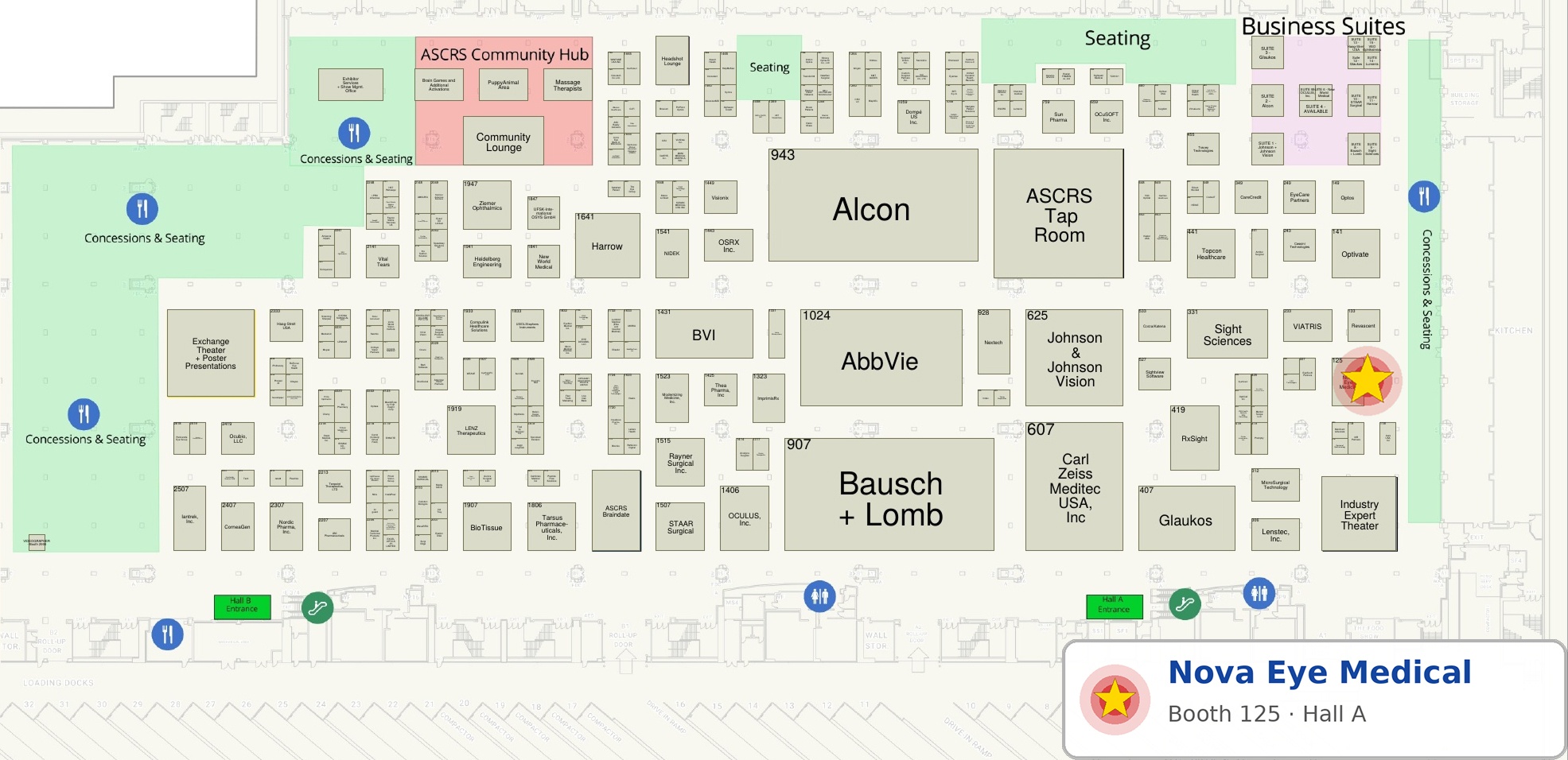ASCRS Conference Map