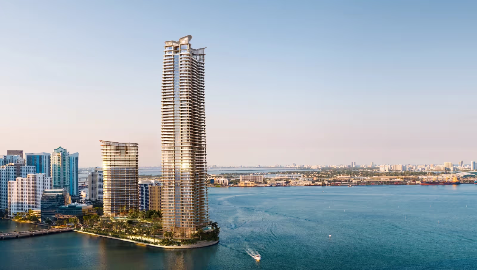 Mandarin Oriental Residences Miami bayfront tower, Brickell Key