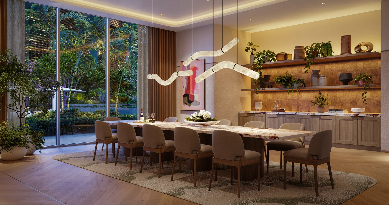 Viceroy Brickell private dining room with on-site catering service, Brickell Miami