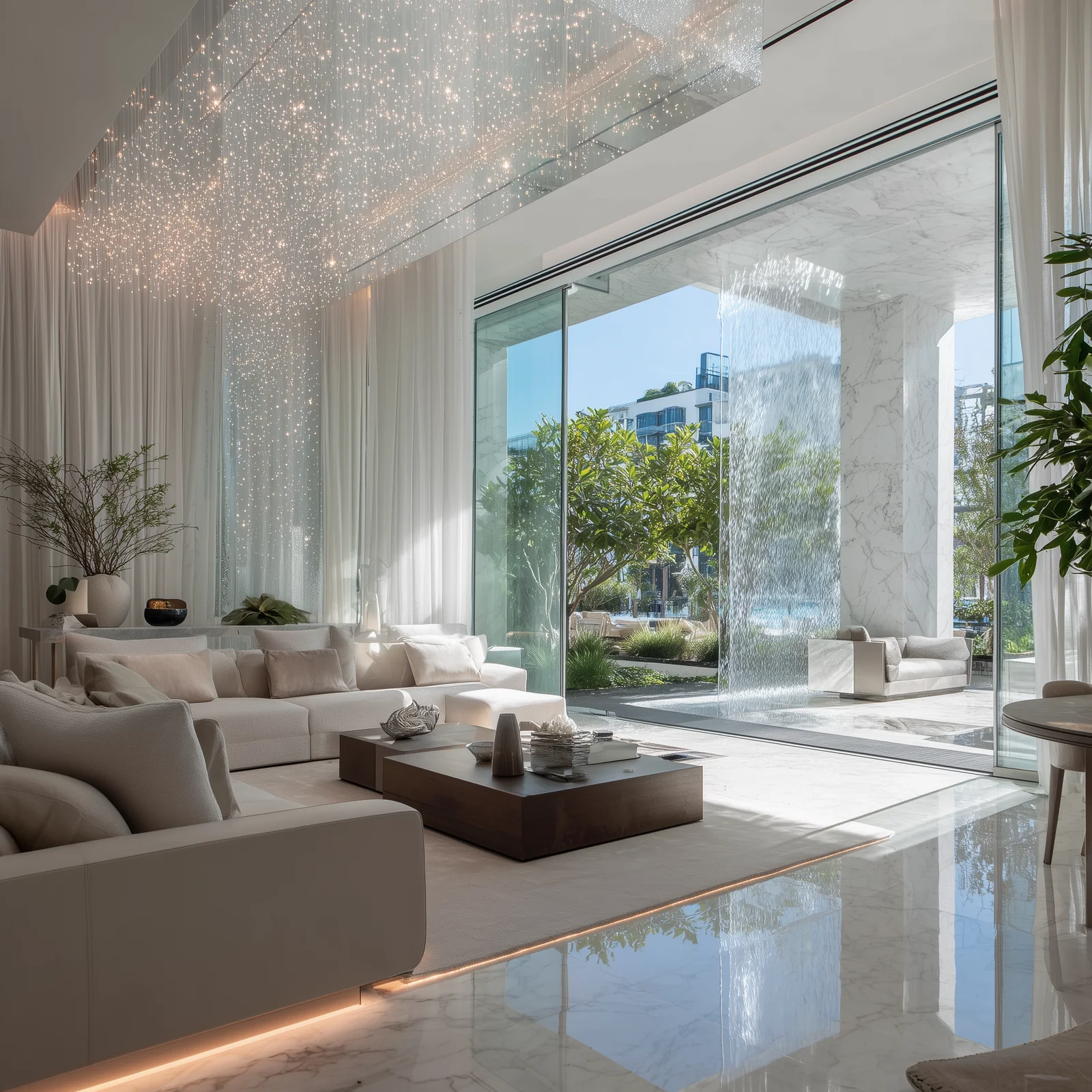 Vistal Victoria Swarovski beach chalet interior, Al Mouj Muscat Oman