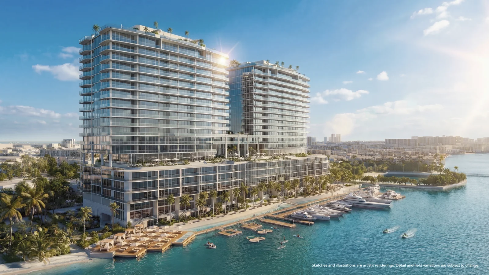 Continuum 12000 Sport & Wellness Residences - North Miami waterfront tower exterior