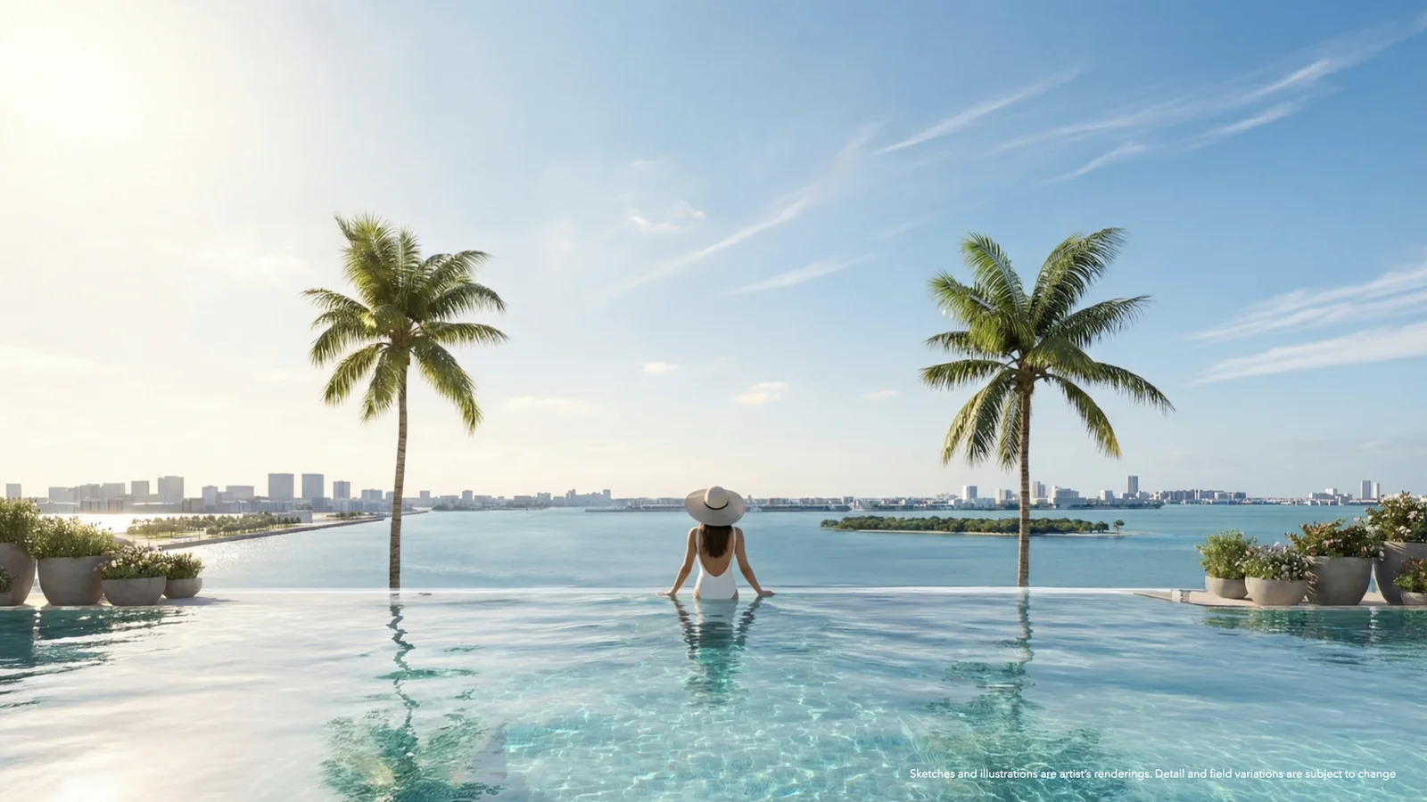 Continuum 12000 - The Mermaid Club saltwater pool with private cabanas