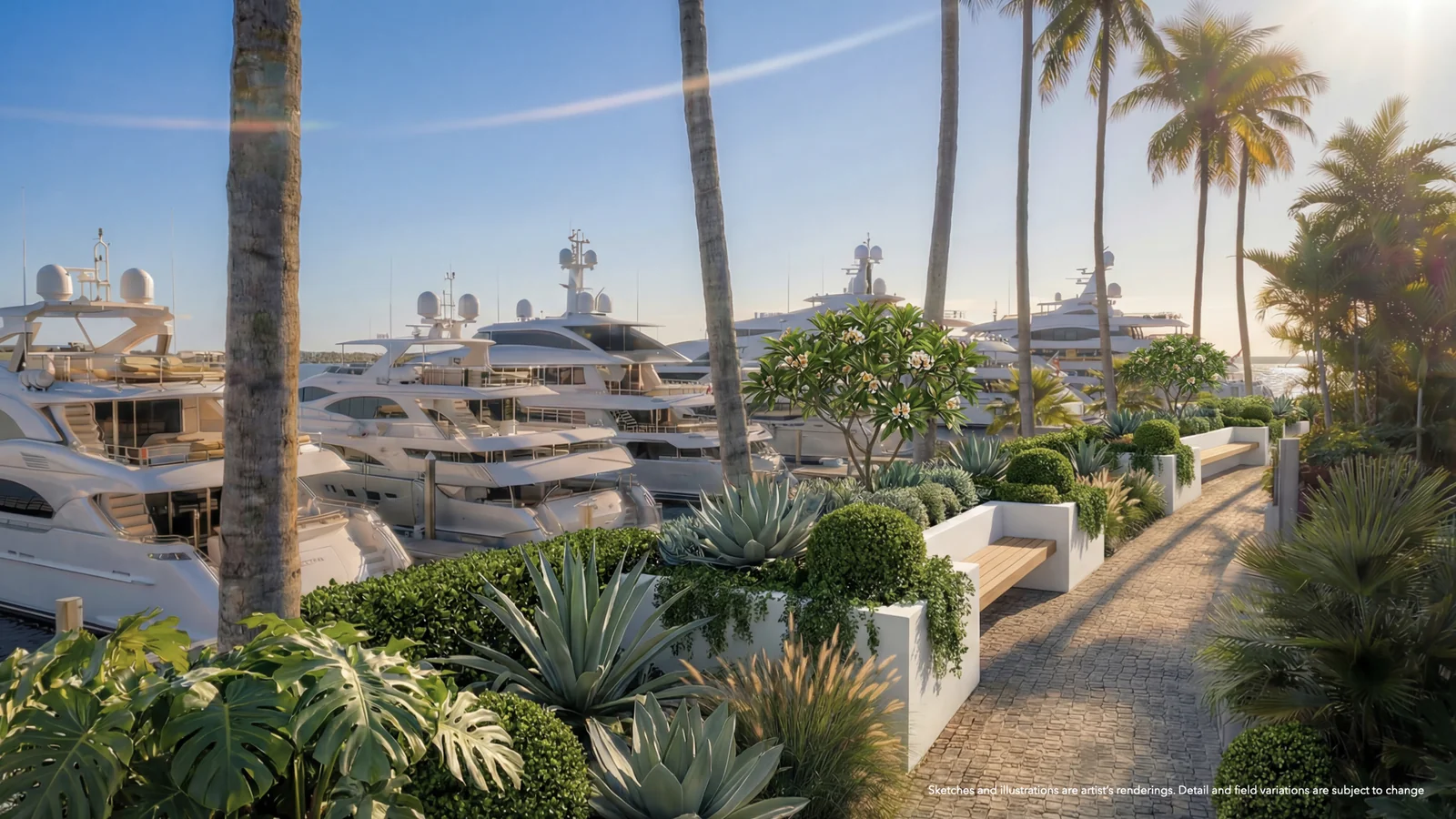 Continuum 12000 - Private marina with yacht slips on Indian Creek