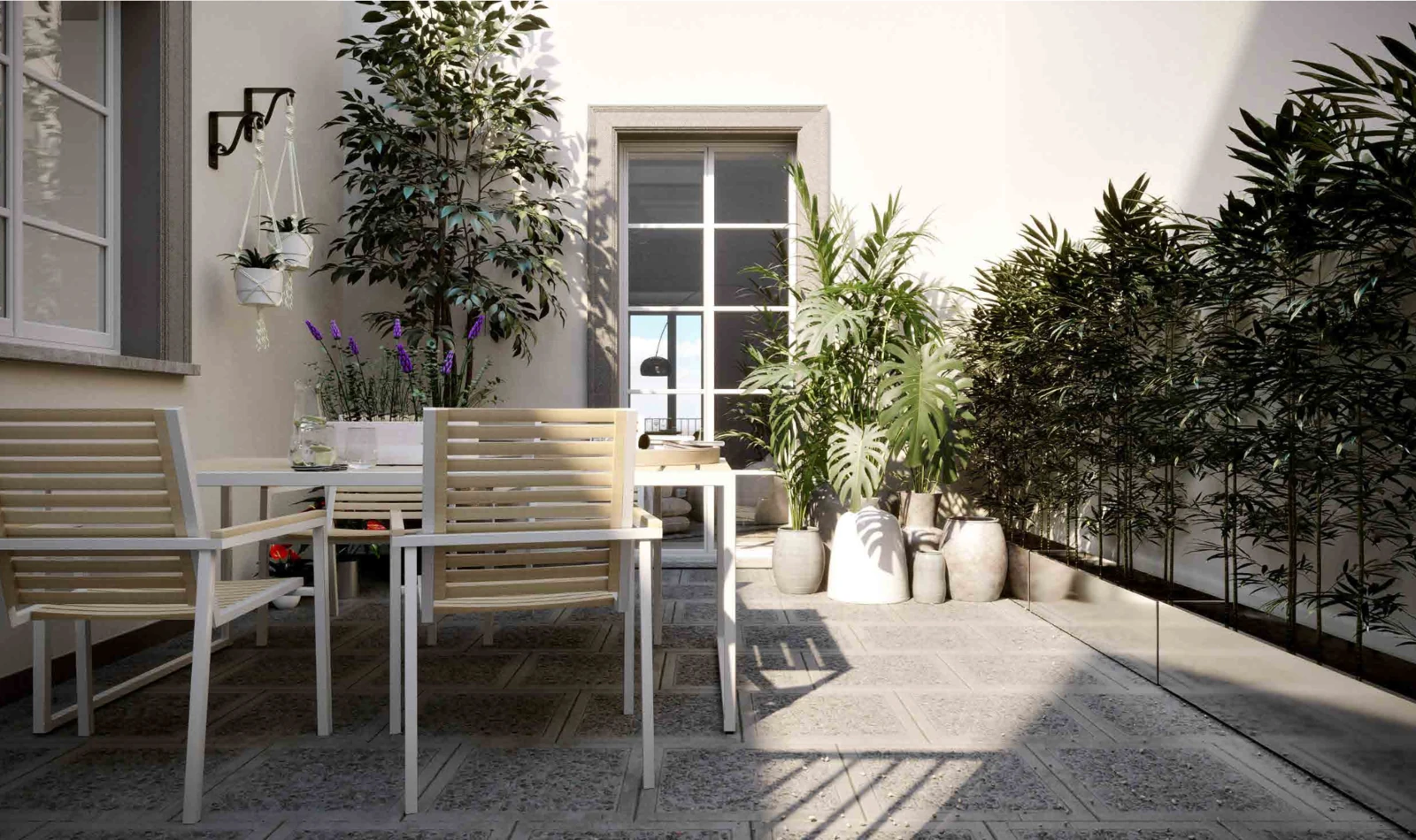 Villa Covoni private terrace and garden