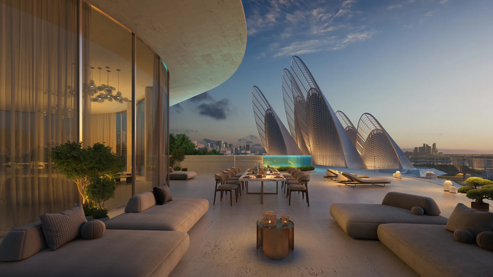 Mandarin Oriental Residences Saadiyat, pool terrace, Abu Dhabi