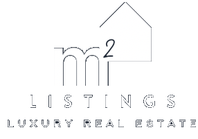 m2 Listings logo (white)