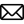 Blue envelope icon representing email or mail.