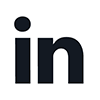 White LinkedIn Icon