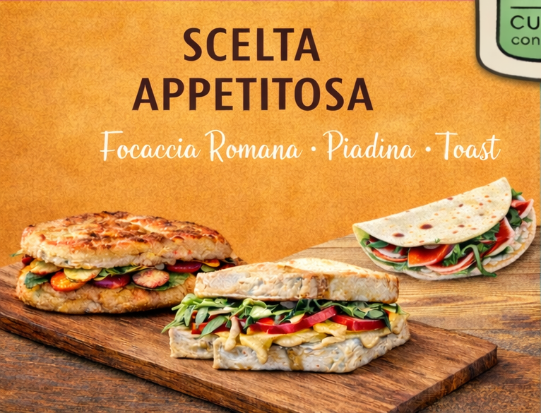 Menu del locale con proposte di panini