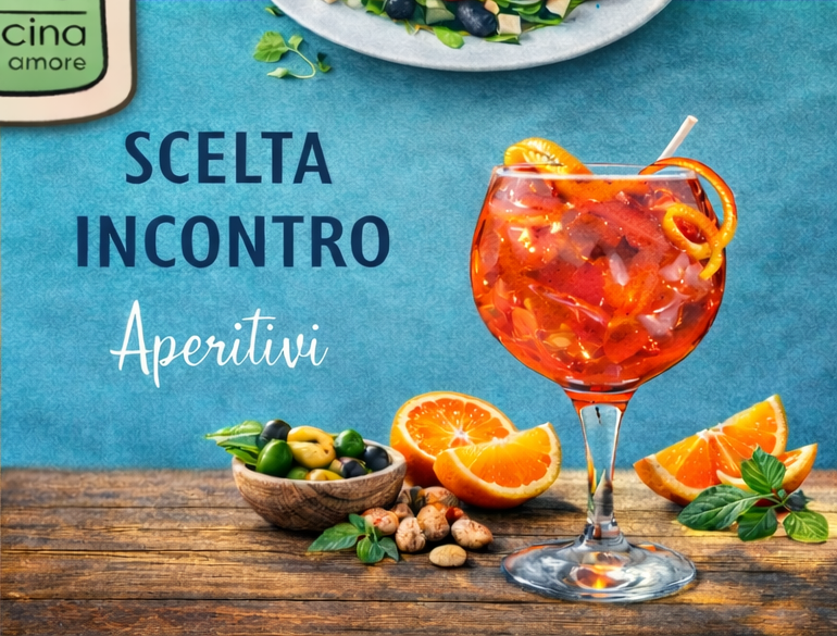 Menu del locale con proposte di aperitivi
