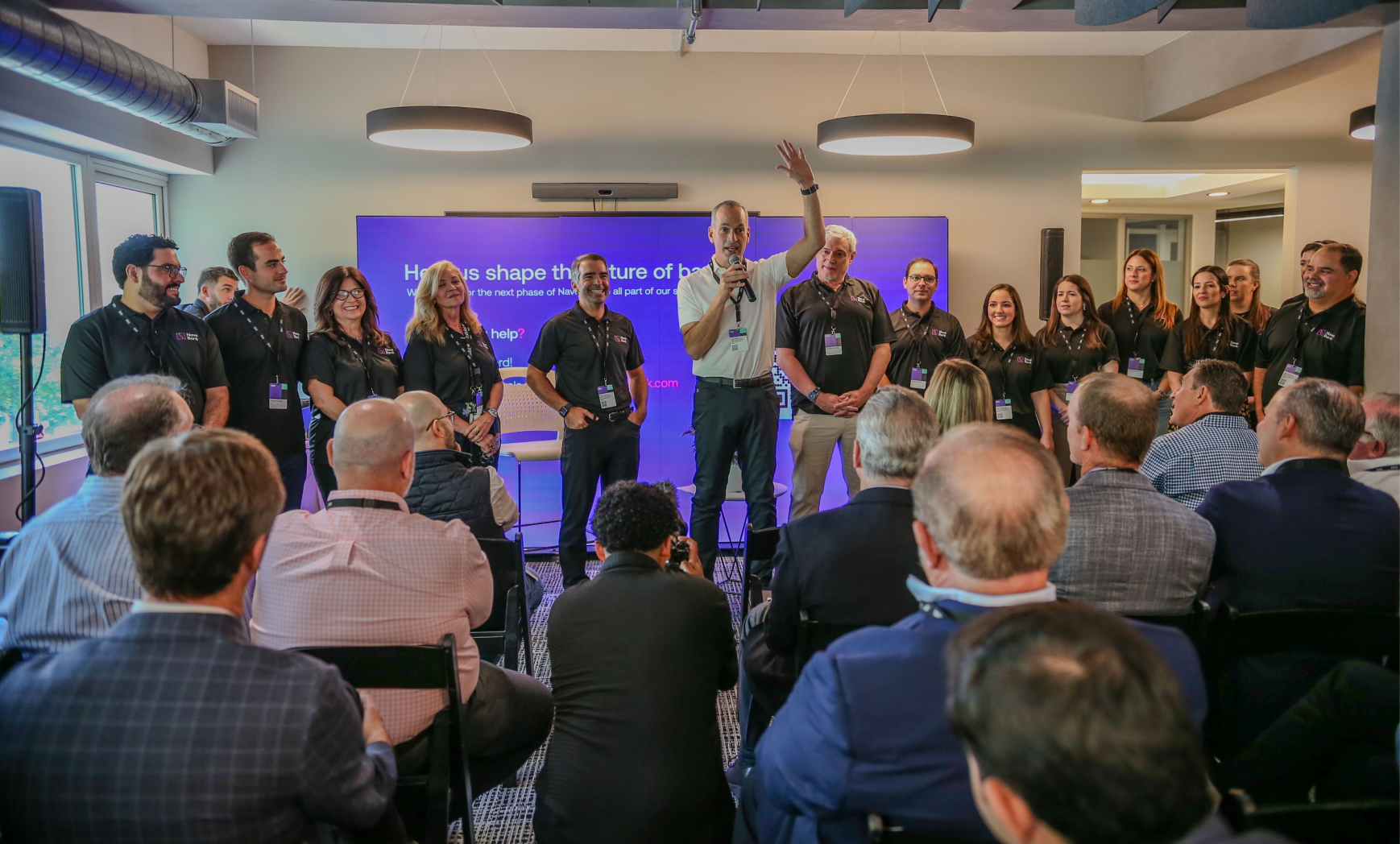 Nave Bank Founders and Clients Breakfast in October 2024. 