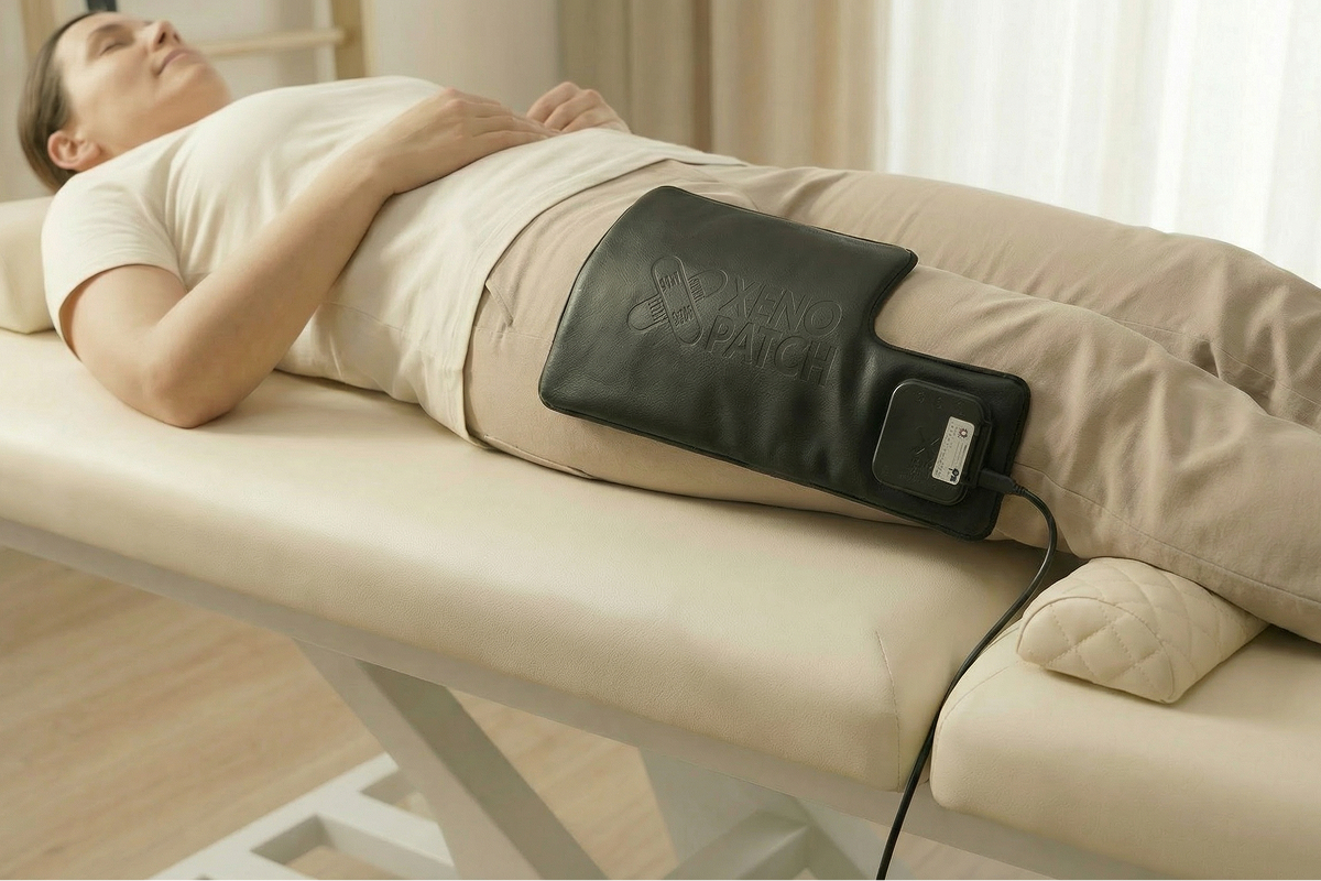 XenoPatch Behandlung am Rücken