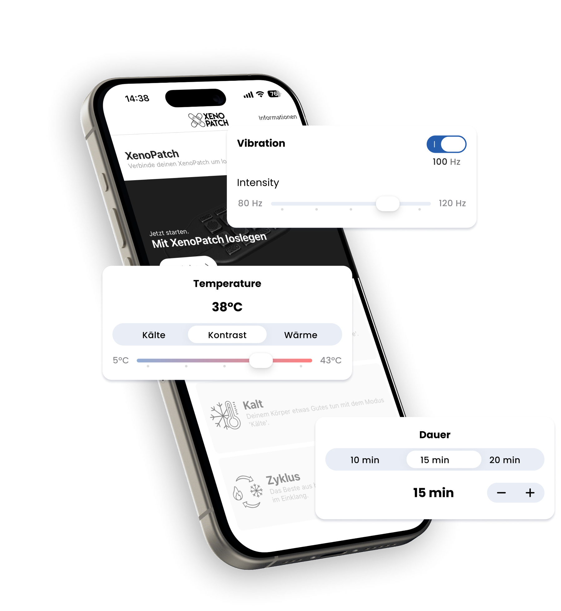XenoBelt App auf dem iPhone