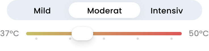 Temperatursteuerung in der XenoHeat App