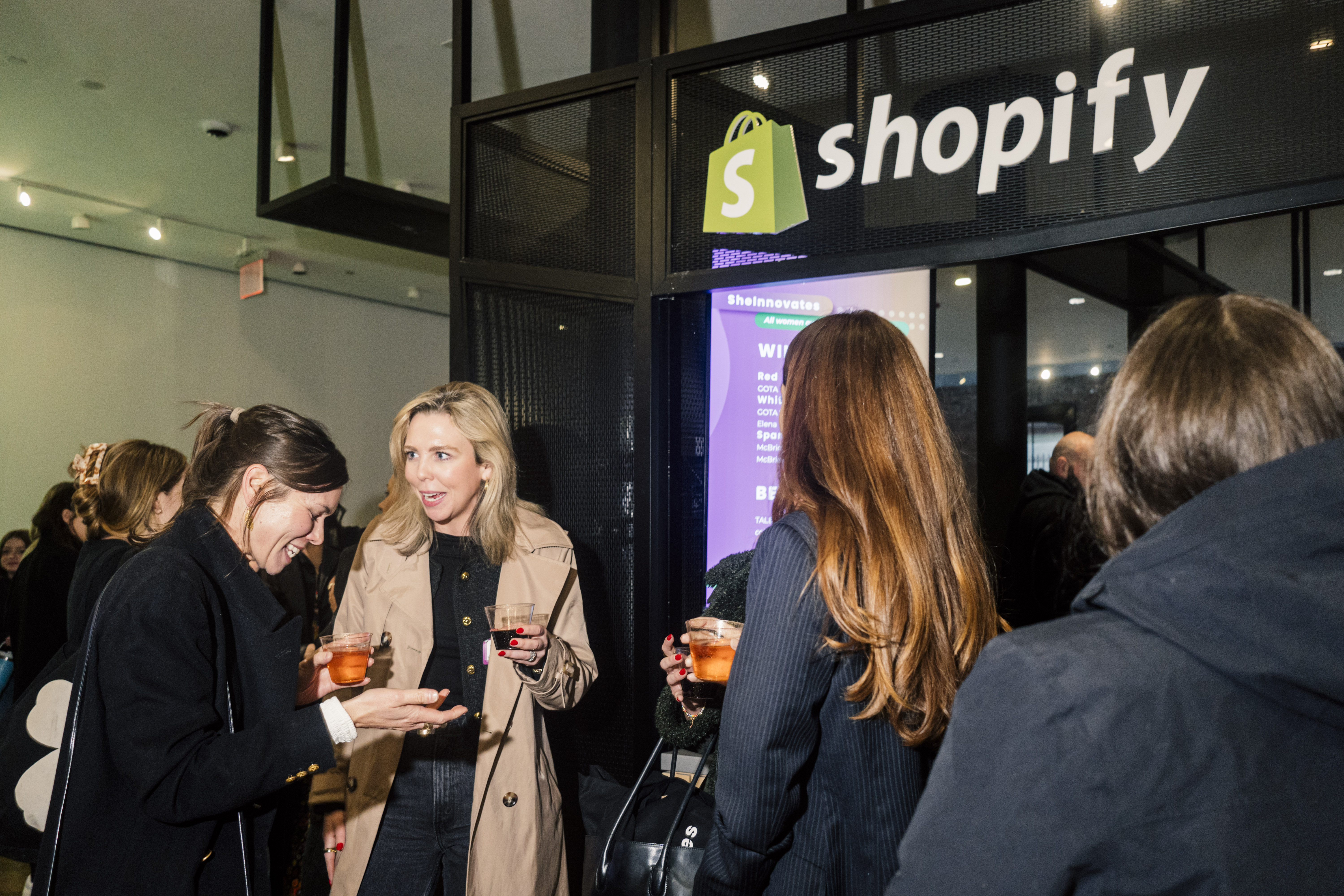 Women networking at SheInnovates event