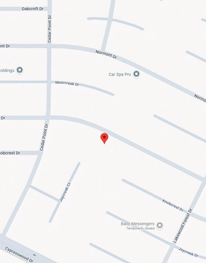 Radix Roofing and Construction Service Area Map