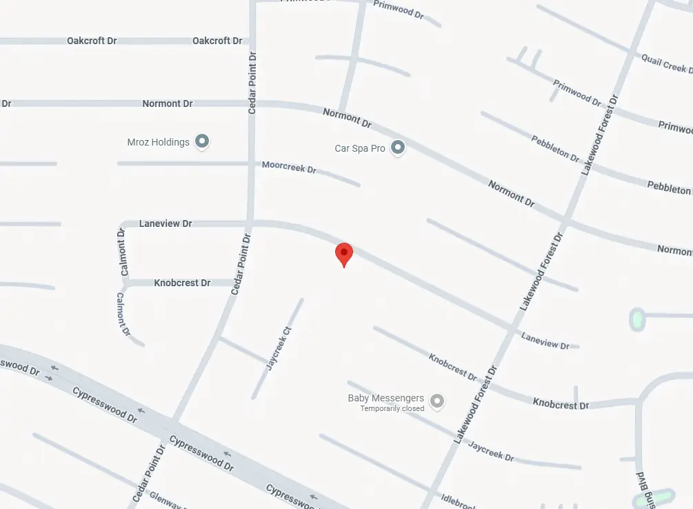 Radix Roofing and Construction Service Area Map