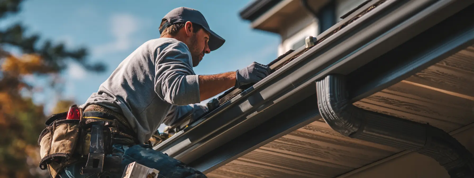 Residential Gutter Installation in Houston