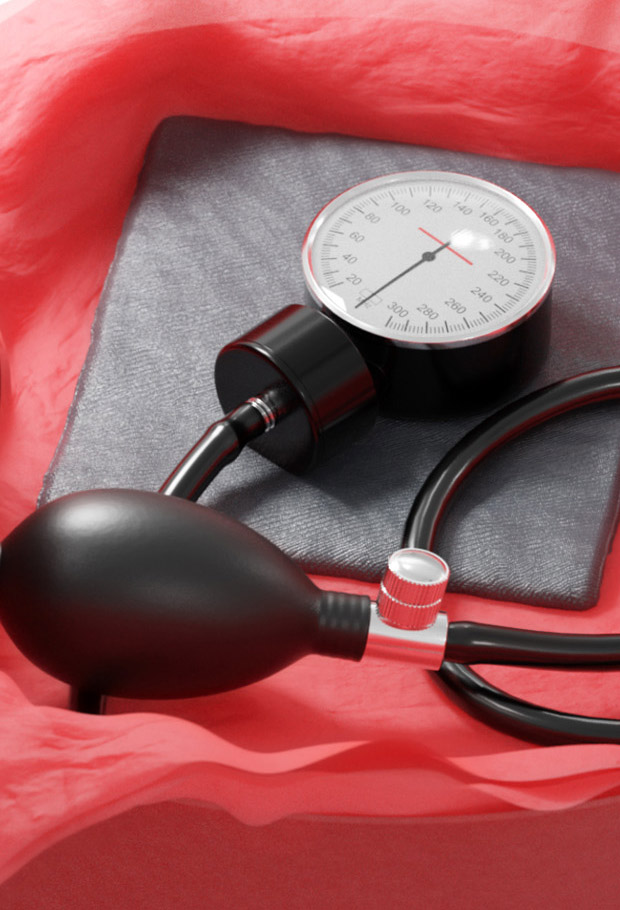 Medical aid gift box containing surgical tools arranged as still life, Doctors Without Borders campaign.