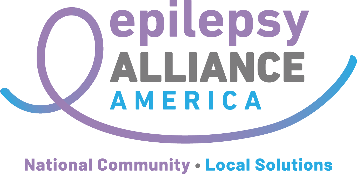 Logo user can click to visit the epilepsy alliance america website