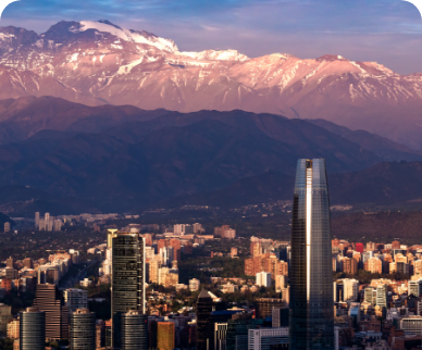 Cordillera de los Andes en Chile