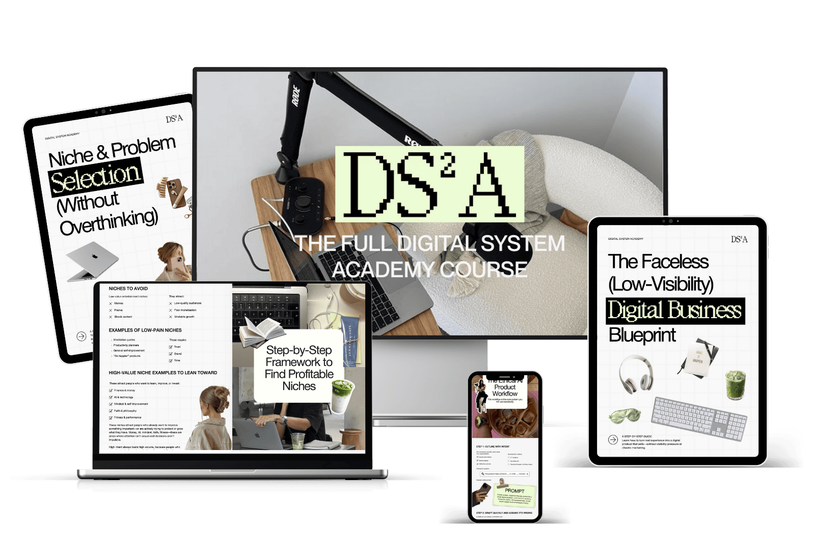 A cover of the magazine on different devices