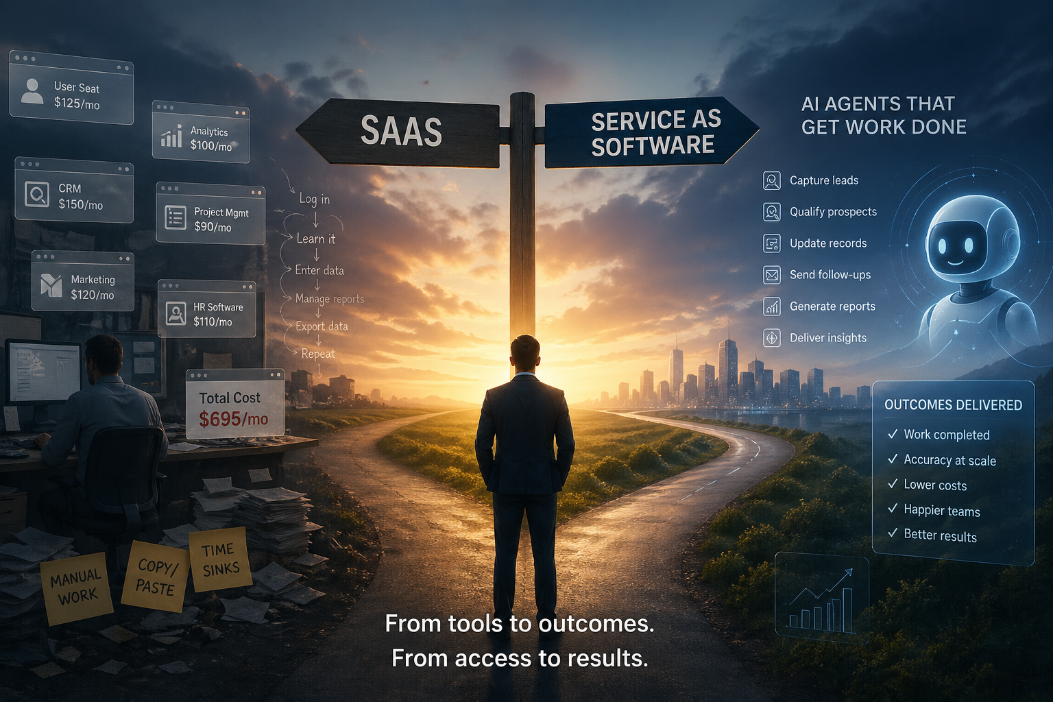 What Is Service as Software? How AI Is Replacing SaaS