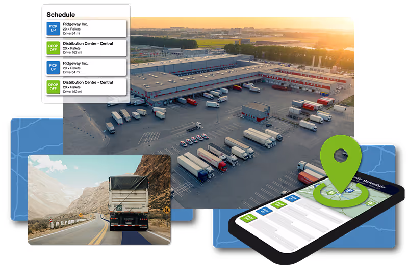 3PL/4PL depot and M2X software graphics