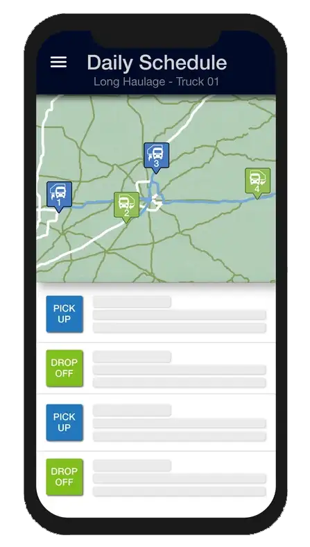 M2X driver mobile graphic