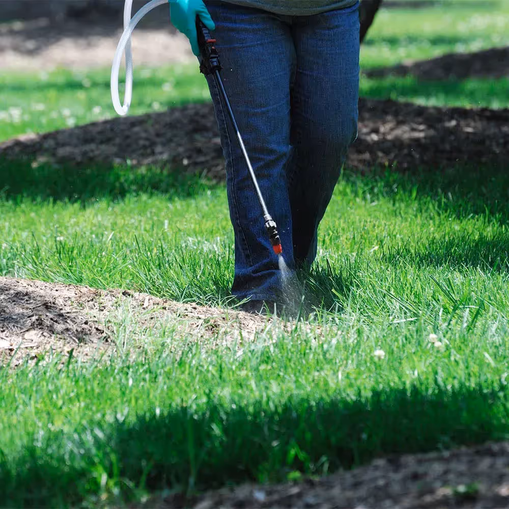 Professional lawn services like fertilizing and lawn weed control in Arlington for a vibrant, healthy lawn.